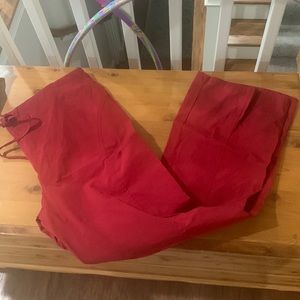 Scrub pants plus size medium waist fit with flare leg very slimming